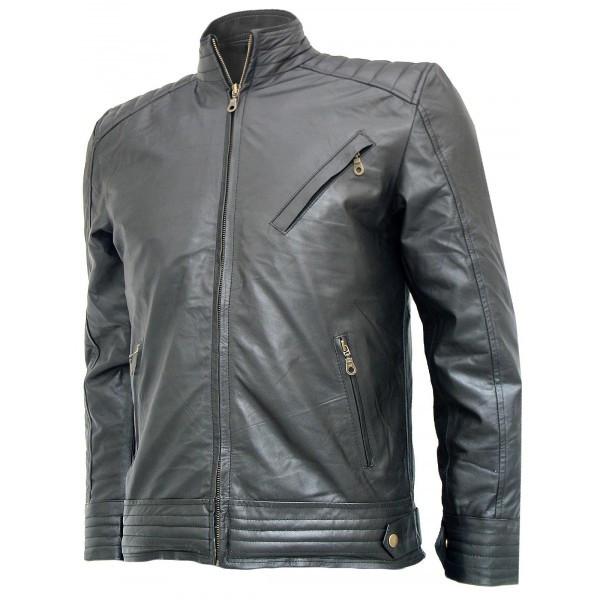 Super Bourne Legacy Jeremy Renner Black Leather Jacket - Super Leather Wear