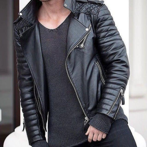 Super Leather Biker Jacket - Super Leather Wear