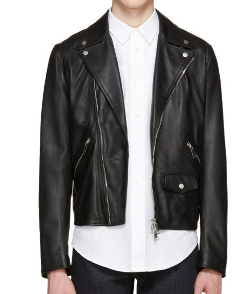 Super Adam Men Biker Leather Jackets - Super Leather Wear