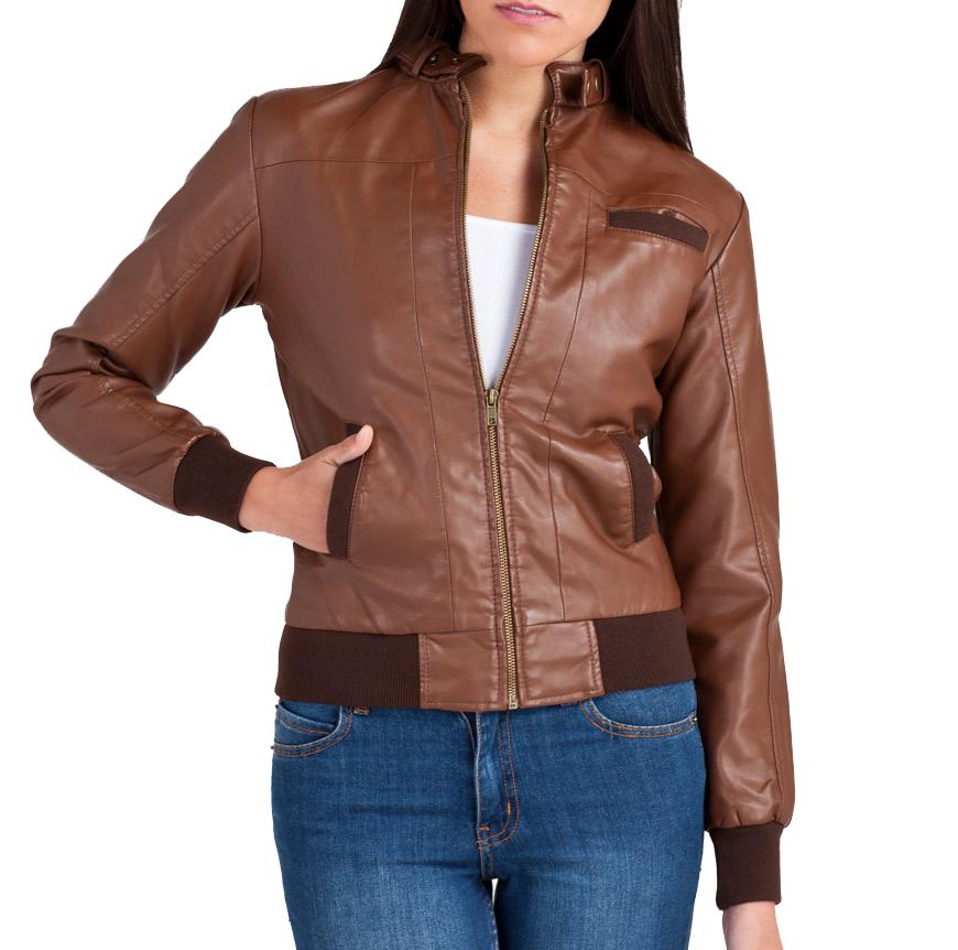 Super Bendy Women Bomber Leather Jackets - Super Leather Wear