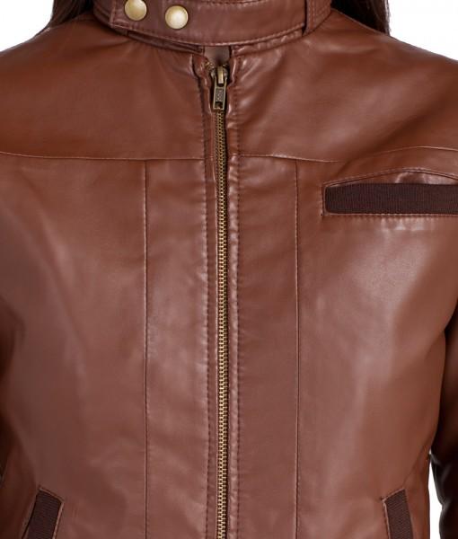 Super Bendy Women Bomber Leather Jackets - Super Leather Wear