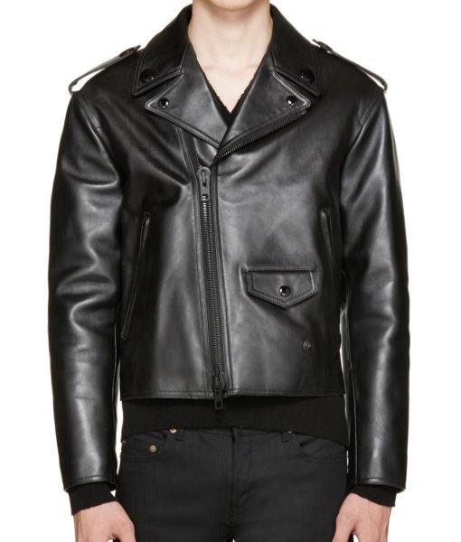 Super Benzi Men Biker Leather Jackets - Super Leather Wear
