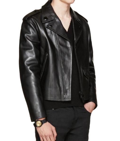 Super Benzi Men Biker Leather Jackets - Super Leather Wear