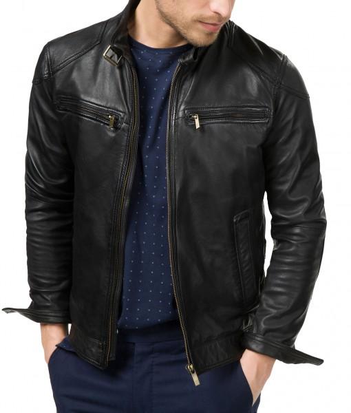 Super Bluster Men Biker Leather Jackets - Super Leather Wear
