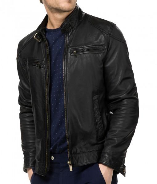 Super Bluster Men Biker Leather Jackets - Super Leather Wear