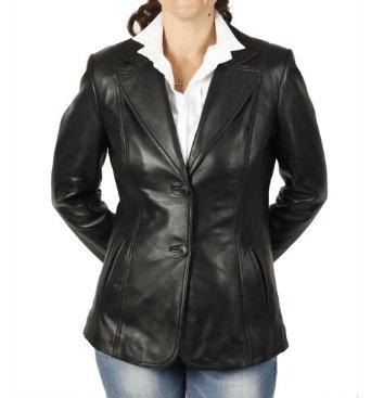 Super Boworish Women Leather Blazers - Super Leather Wear