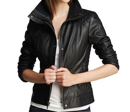 Super Diamond Women Classic Leather Jackets - Super Leather Wear