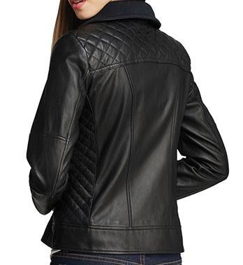 Super Diamond Women Classic Leather Jackets - Super Leather Wear