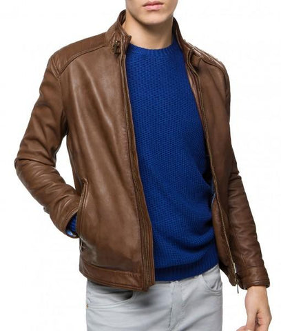 Super Emprony Men Classic Leather Jackets - Super Leather Wear