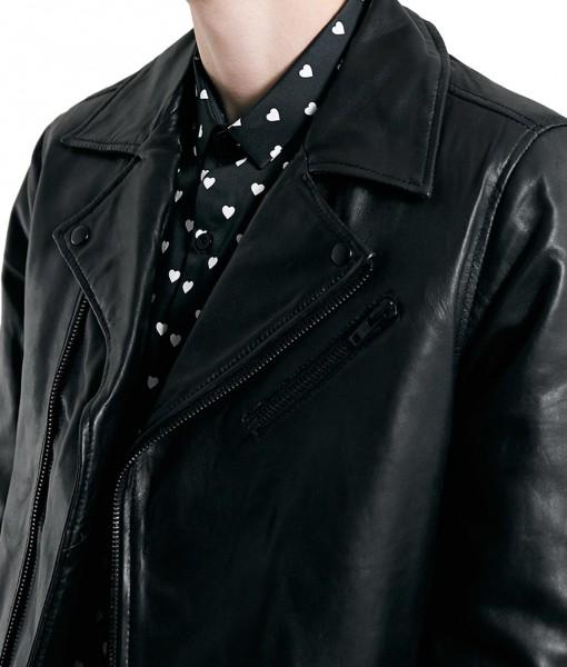 Super Flatzip Men Biker Leather Jackets - Super Leather Wear