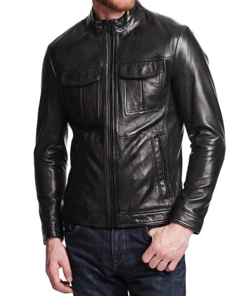 Super  Fusion Men Classic Leather Jackets - Super Leather Wear