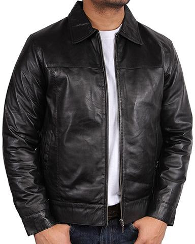 Super Harrington Men Classic Leather Jackets - Super Leather Wear
