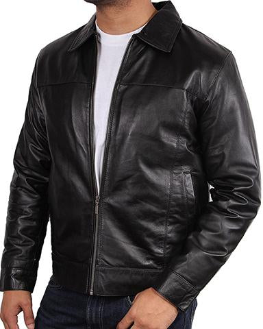Super Harrington Men Classic Leather Jackets - Super Leather Wear