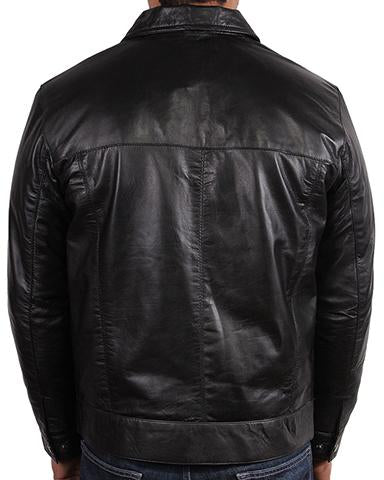 Super Harrington Men Classic Leather Jackets - Super Leather Wear