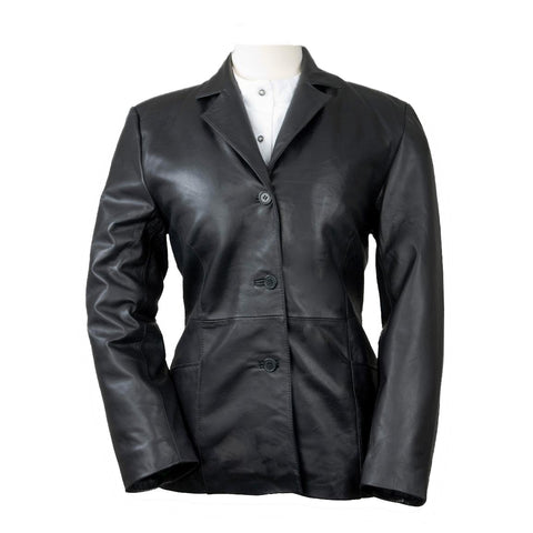 Super Hornaldin Women Leather Blazers - Super Leather Wear