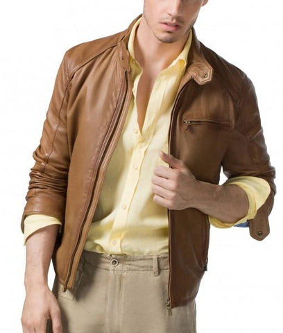 Super Marsh Men Classic Leather Jackets - Super Leather Wear