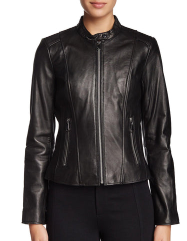 Super Megna Women Classic Leather Jackets - Super Leather Wear