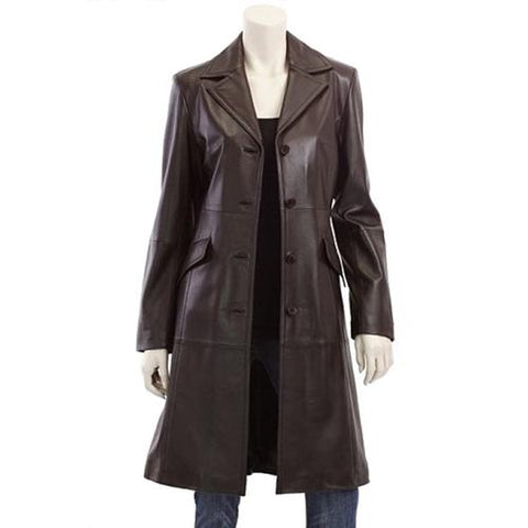 Super Merronish Women Leather Coats - Super Leather Wear