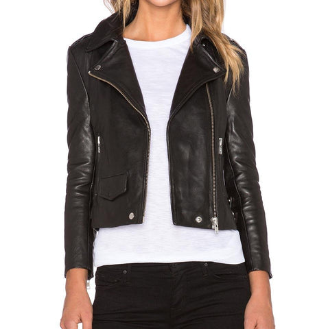 Super Mesha Women Classic Leather Jackets - Super Leather Wear