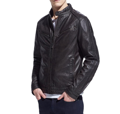 Super Misti Men Biker Leather Jackets - Super Leather Wear