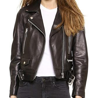 Super Moto Women Biker Leather Jackets - Super Leather Wear
