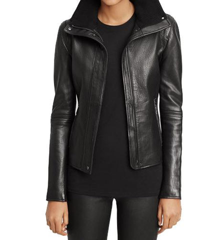 Super Nina Women Classic Leather Jackets - Super Leather Wear