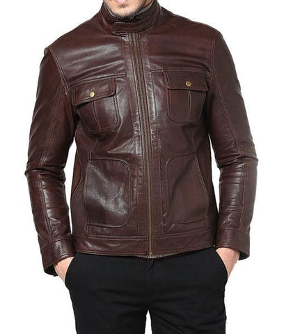 Super Niyo Men Classic Leather Jackets - Super Leather Wear