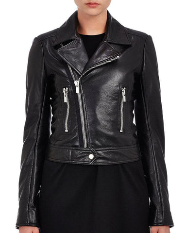 Super Oliya Women Biker Leather Jackets - Super Leather Wear
