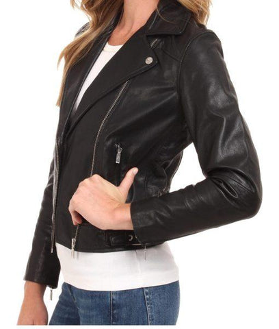 Super Petrina Women Classic Leather Jackets - Super Leather Wear
