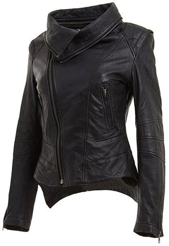 Super Springle Women Classic Leather Jackets - Super Leather Wear