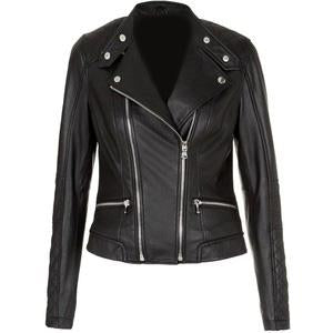 Super Studd Women Classic Leather Jackets - Super Leather Wear