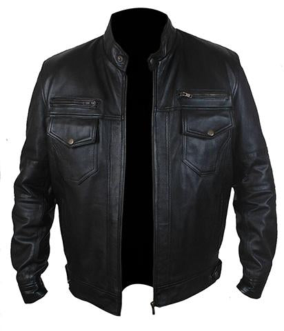 Super Stylish Men Biker Leather Jackets - Super Leather Wear