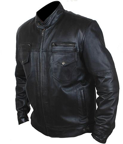 Super Stylish Men Biker Leather Jackets - Super Leather Wear