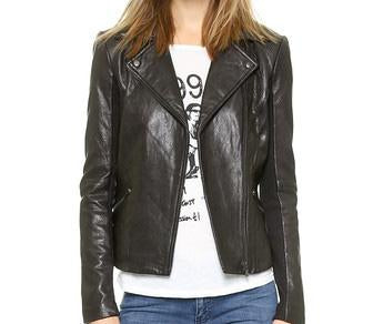 Super Mega Women Classic Leather Jackets - Super Leather Wear