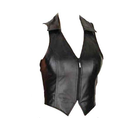 Super Zigzag Women Leather Vests - Super Leather Wear