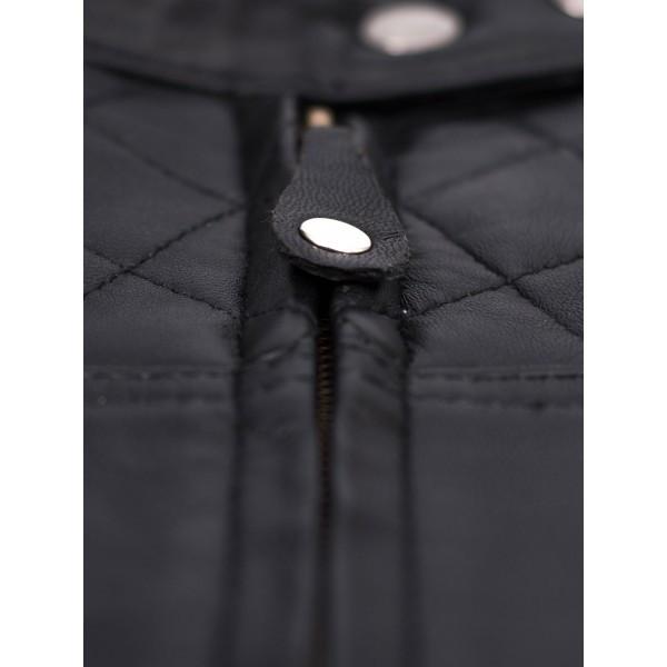 Super Cafe Racer Black Ladies Leather Jacket - Super Leather Wear