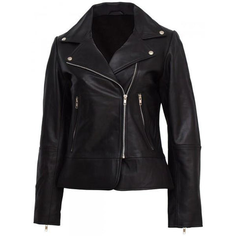 Super Kendall Jenner Olivia Wilde Biker Jacket - Super Leather Wear